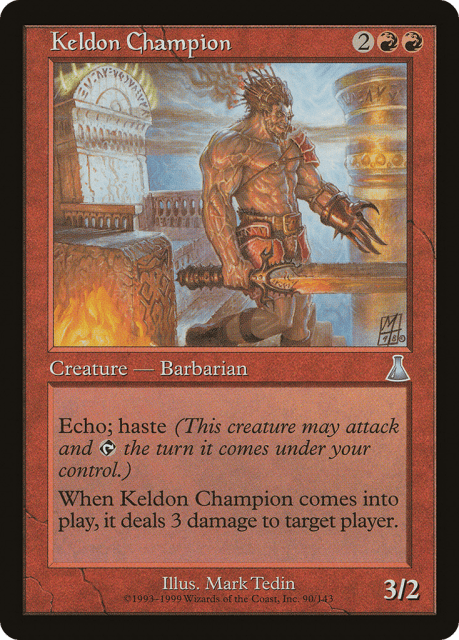 Keldon Champion (90) — Urza's Destiny