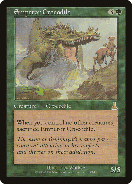 Emperor Crocodile (105) — Urza's Destiny