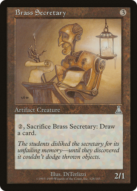 Brass Secretary (128) — Urza's Destiny
