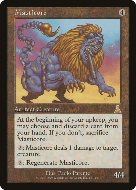 Masticore (134) — Urza's Destiny