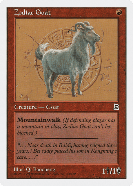 Zodiac Goat (132) — Portal Three Kingdoms