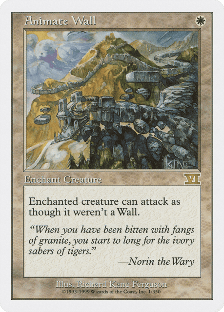 Animate Wall (1) — Classic Sixth Edition