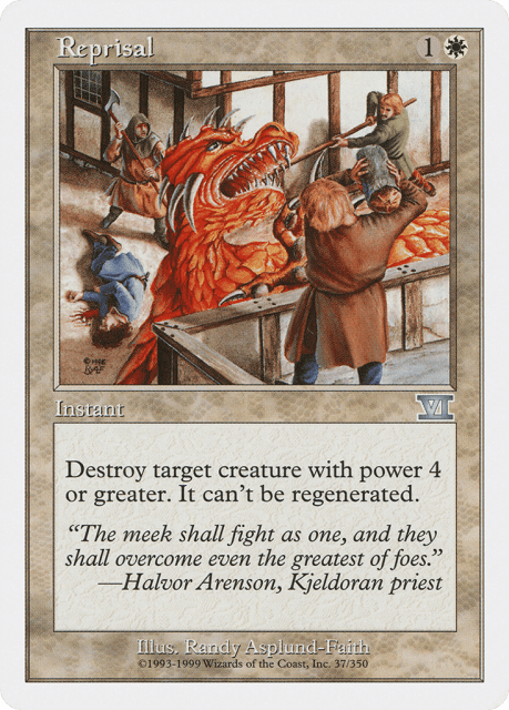 Reprisal (37) — Classic Sixth Edition
