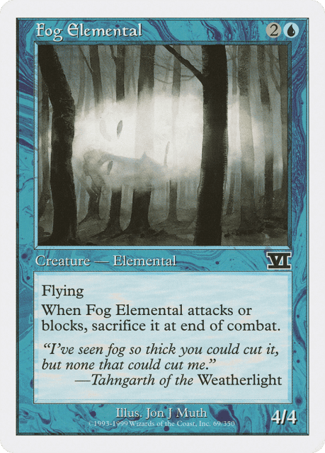 Fog Elemental (69) — Classic Sixth Edition