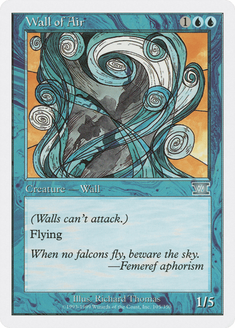 Wall of Air (105) — Classic Sixth Edition