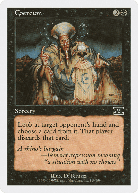 Coercion (119) — Classic Sixth Edition