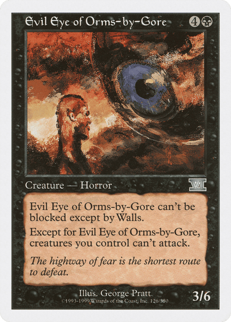 Evil Eye of Orms-by-Gore (126) — Classic Sixth Edition