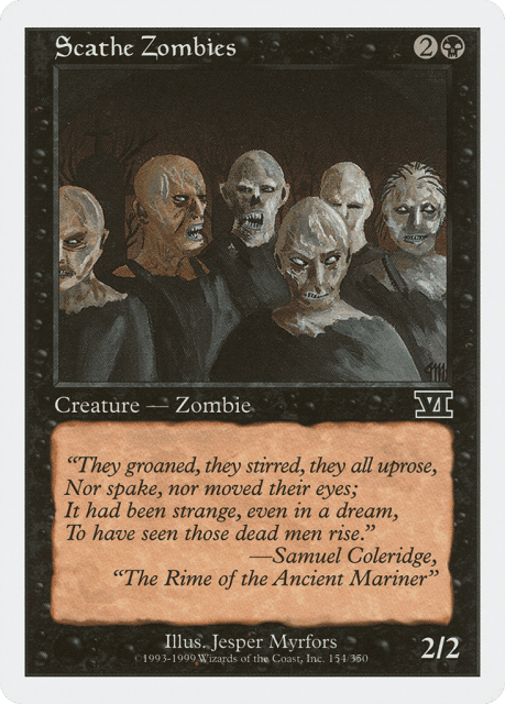 Scathe Zombies (154) — Classic Sixth Edition