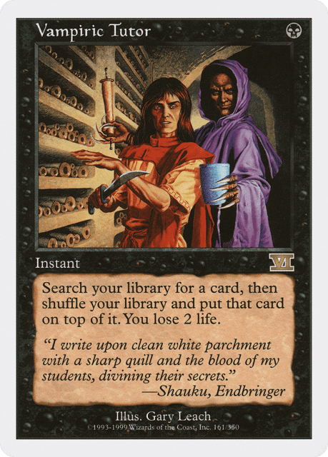 Vampiric Tutor (161) — Classic Sixth Edition