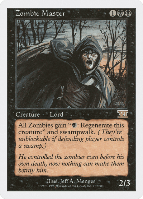Zombie Master (162) — Classic Sixth Edition