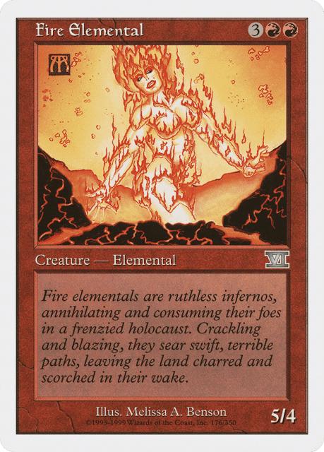 Fire Elemental (176) — Classic Sixth Edition