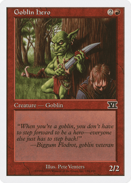 Goblin Hero (184) — Classic Sixth Edition