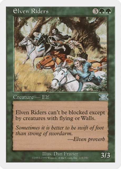 Elven Riders (225) — Classic Sixth Edition