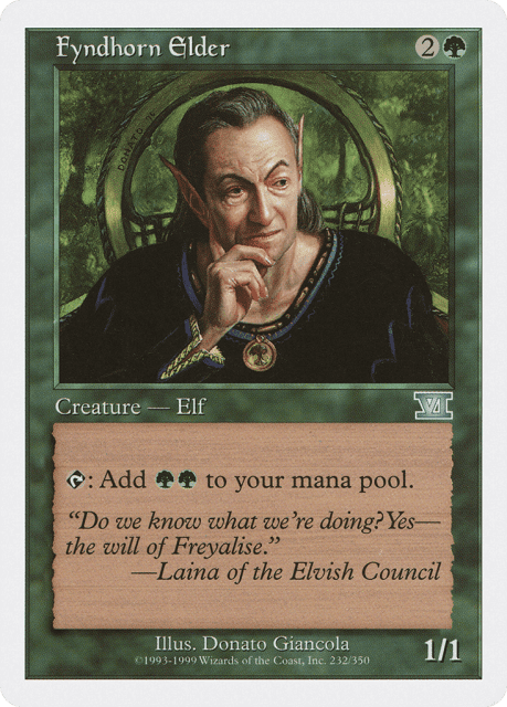 Fyndhorn Elder (232) — Classic Sixth Edition