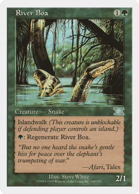 River Boa (249) — Classic Sixth Edition