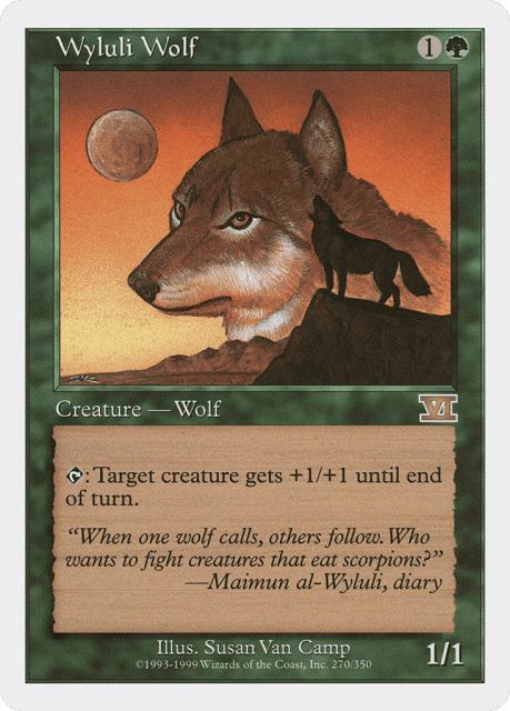 Wyluli Wolf (270) — Classic Sixth Edition