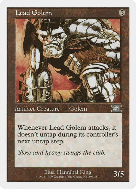 Lead Golem (296) — Classic Sixth Edition