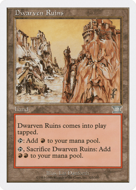 Dwarven Ruins (323) — Classic Sixth Edition