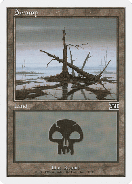 Swamp (339) — Classic Sixth Edition