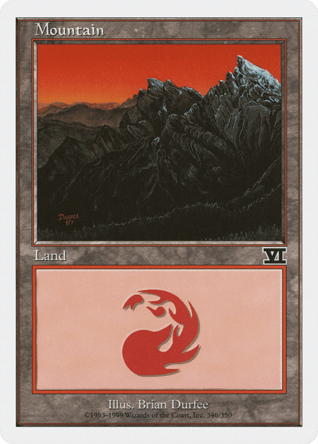 Mountain (346) — Classic Sixth Edition