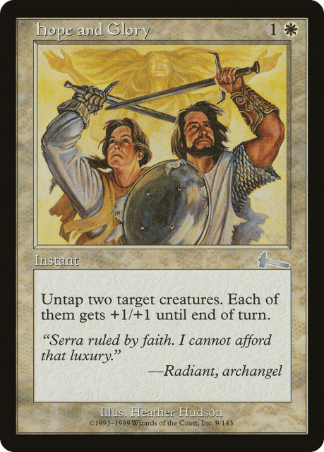 Hope and Glory (9) — Urza's Legacy