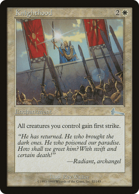 Knighthood (12) — Urza's Legacy