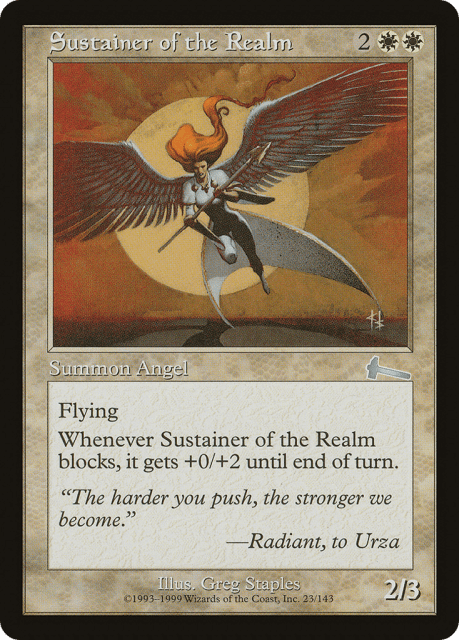 Sustainer of the Realm (23) — Urza's Legacy