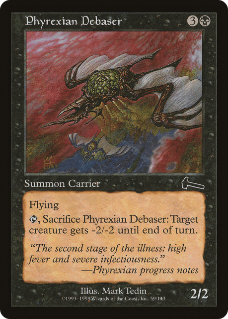 Phyrexian Debaser (59) — Urza's Legacy