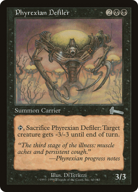 Phyrexian Defiler (60) — Urza's Legacy
