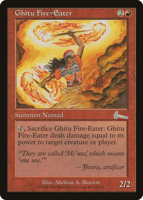 Ghitu Fire-Eater (76) — Urza's Legacy