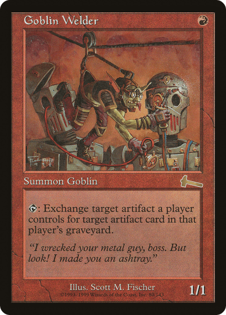 Goblin Welder (80) — Urza's Legacy