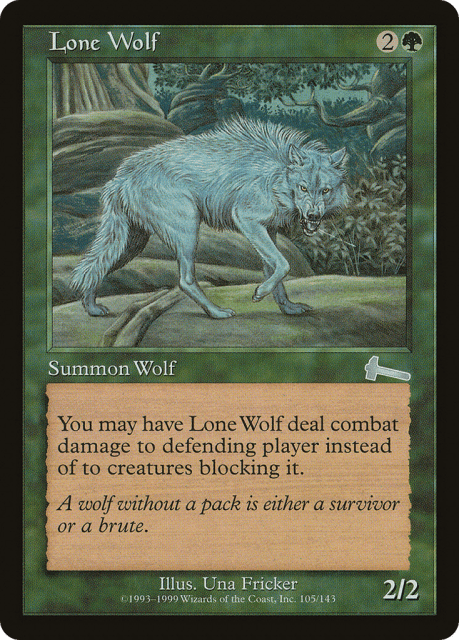 Lone Wolf (105) — Urza's Legacy