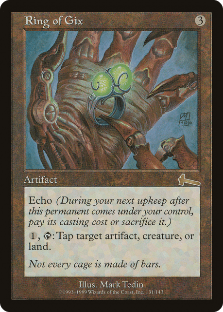 Ring of Gix (131) — Urza's Legacy