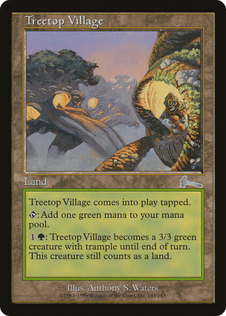 Treetop Village (143) — Urza's Legacy