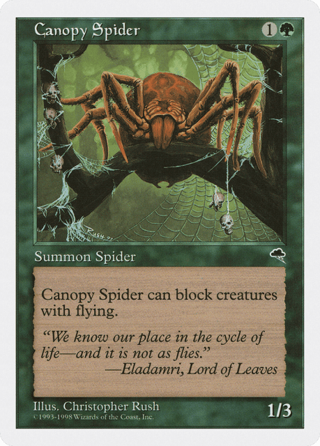 Canopy Spider (52) — Anthologies