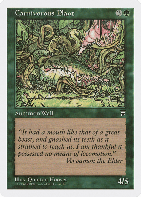 Carnivorous Plant (53) — Anthologies