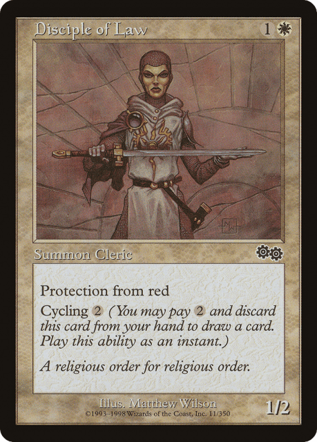 Disciple of Law (11) — Urza's Saga