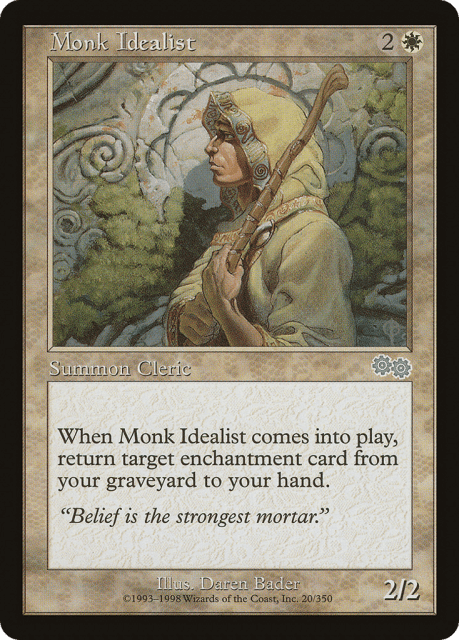 Monk Idealist (20) — Urza's Saga