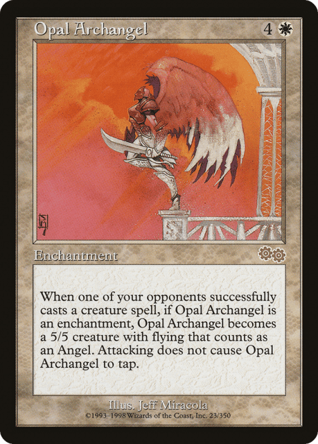 Opal Archangel (23) — Urza's Saga