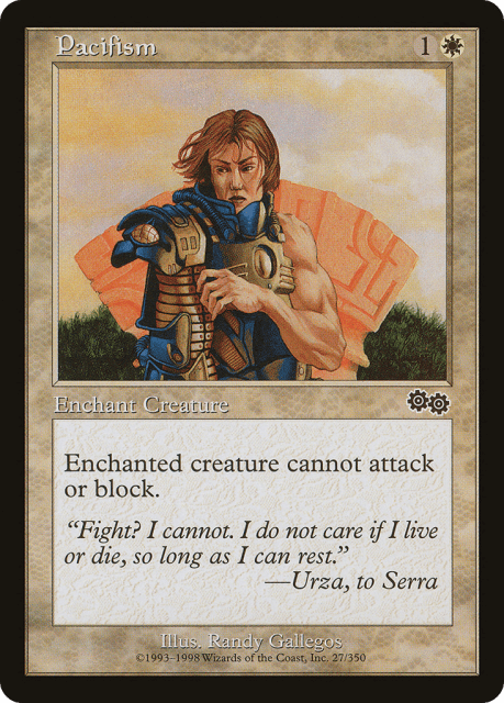 Pacifism (27) — Urza's Saga