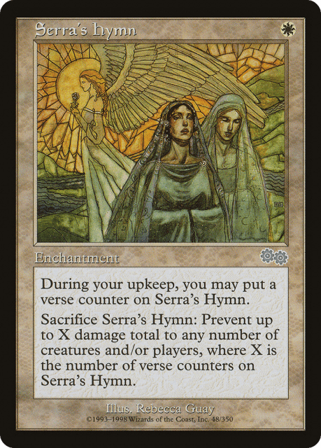 Serra's Hymn (48) — Urza's Saga
