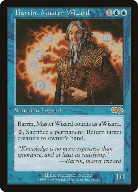 Barrin, Master Wizard (63) — Urza's Saga