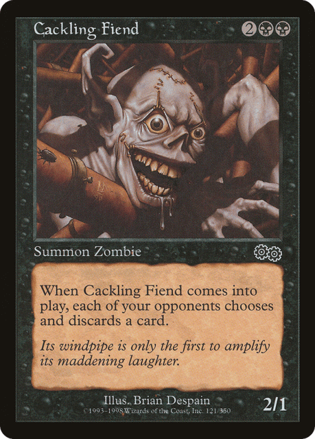 Cackling Fiend (121) — Urza's Saga