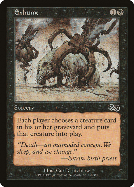 Exhume (134) — Urza's Saga