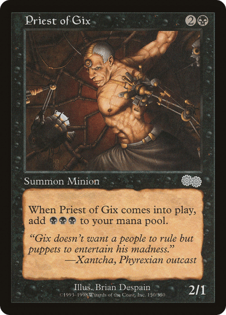 Priest of Gix (150) — Urza's Saga