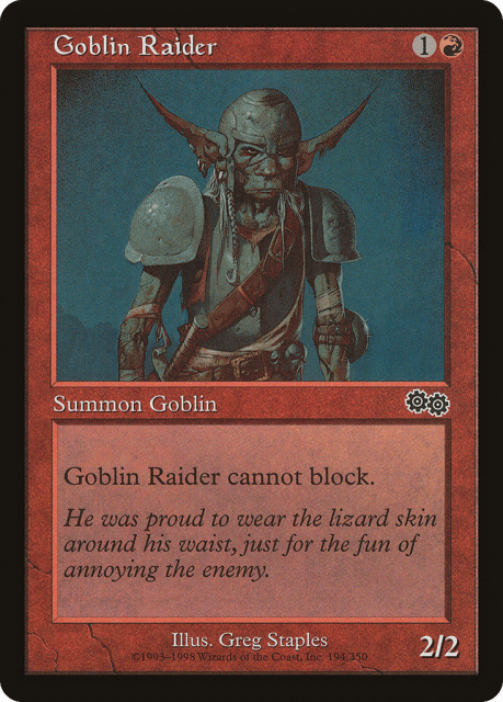Goblin Raider (194) — Urza's Saga