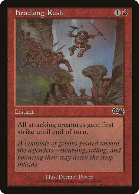 Headlong Rush (198) — Urza's Saga