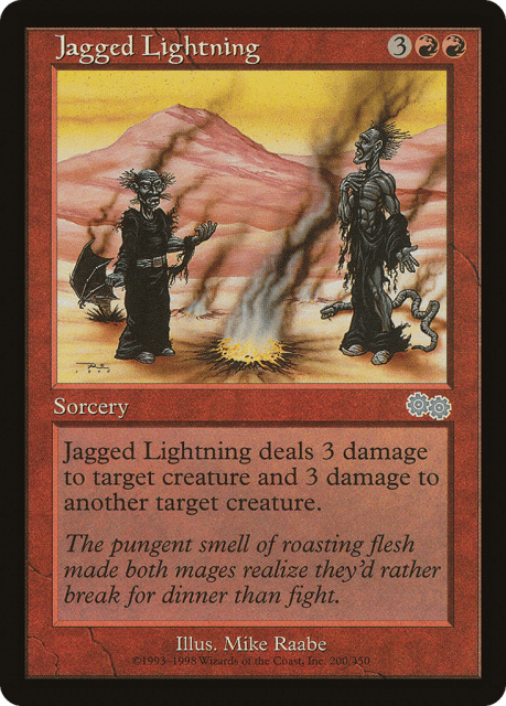 Jagged Lightning (200) — Urza's Saga