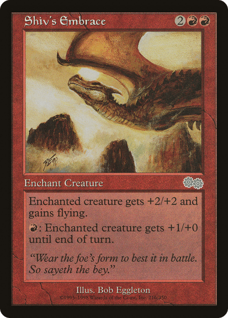 Shiv's Embrace (216) — Urza's Saga