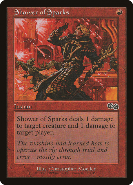 Shower of Sparks (217) — Urza's Saga